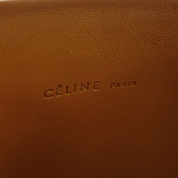 Celine Phoebe Philo Tan Calfskin Leather Knee High Round Toe Riding Boots 40 10 - Picture 9 of 9